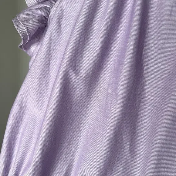 Katharine Kidd Lavender Ruffle Maxi Dress Size Small - Picture 5 of 10